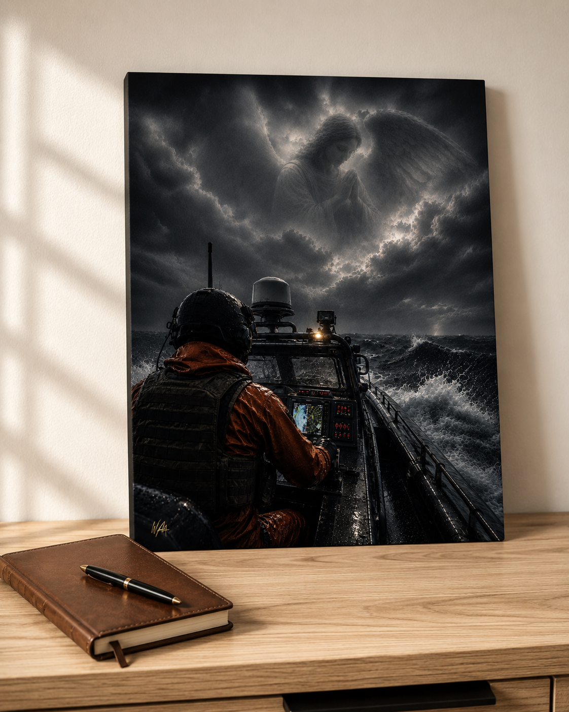 Into the Breakers | Military-Inspired Metal Art | Maritime Rescue