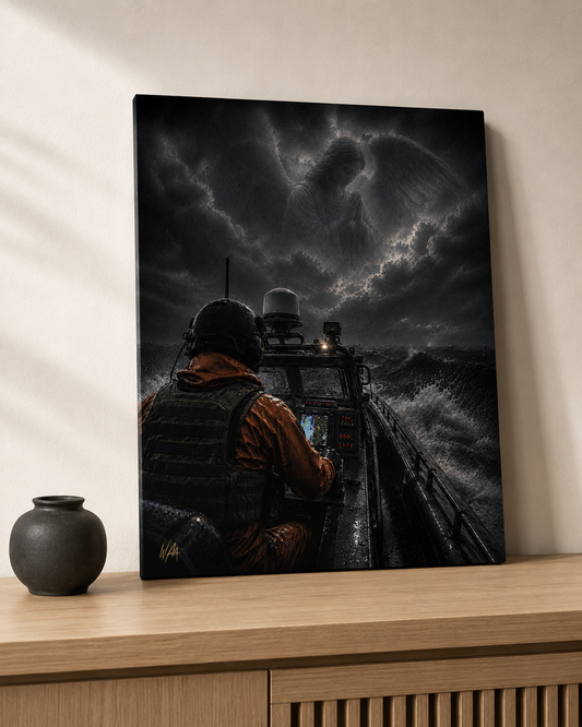 Into the Breakers | Military-Inspired Metal Art | Maritime Rescue